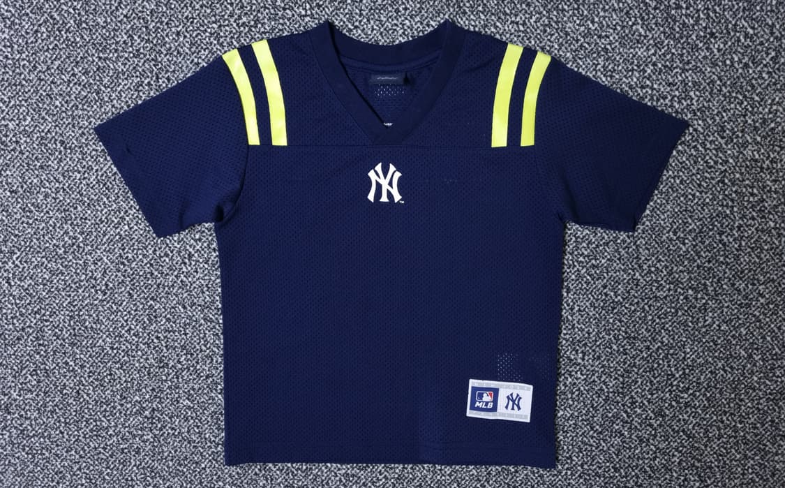 [무료배송][110]MLB 키즈 뉴욕양키스 매쉬 반팔티 상품이미지1