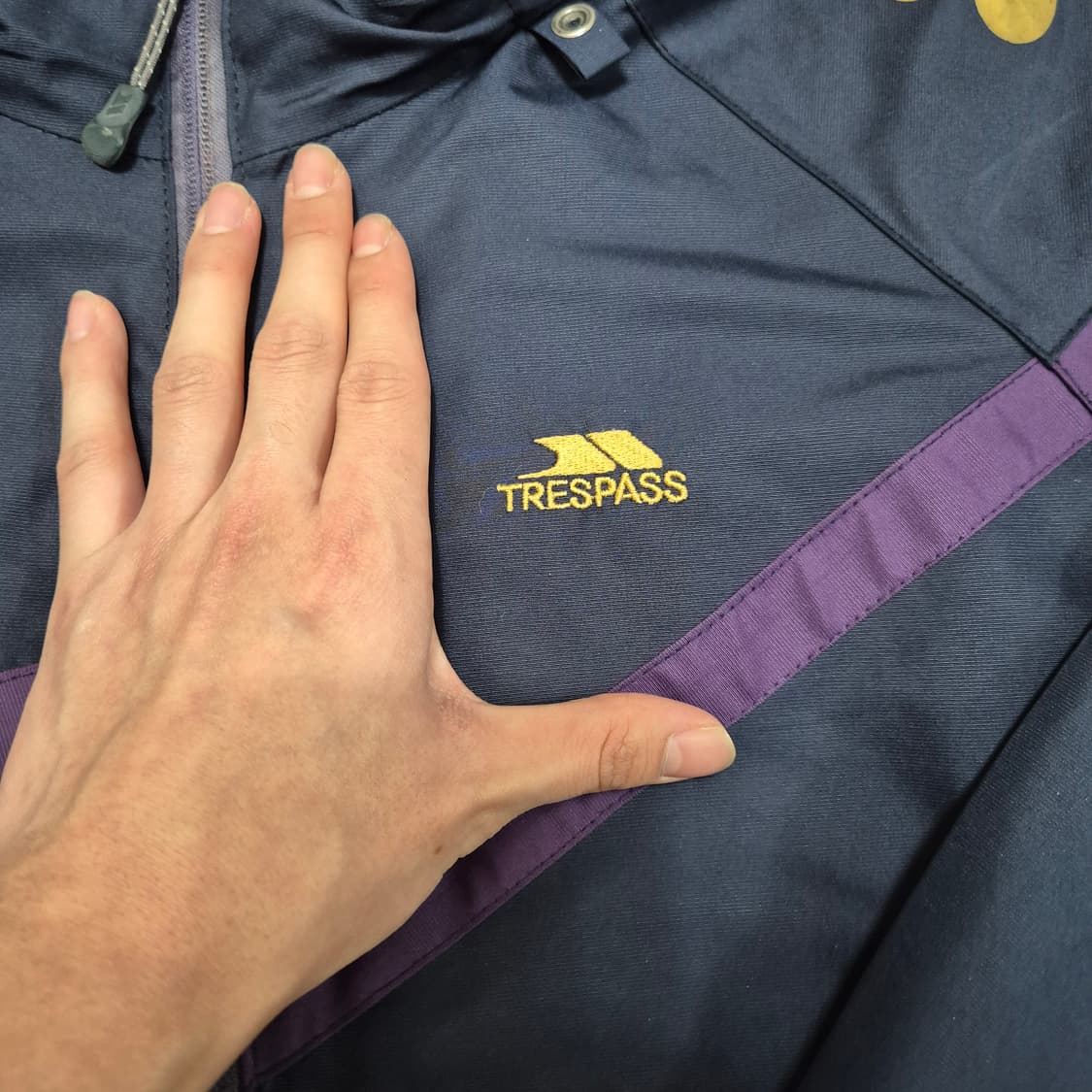 트레스패스 로고 트레스텍스 후드 바람막이 자켓 상품이미지5