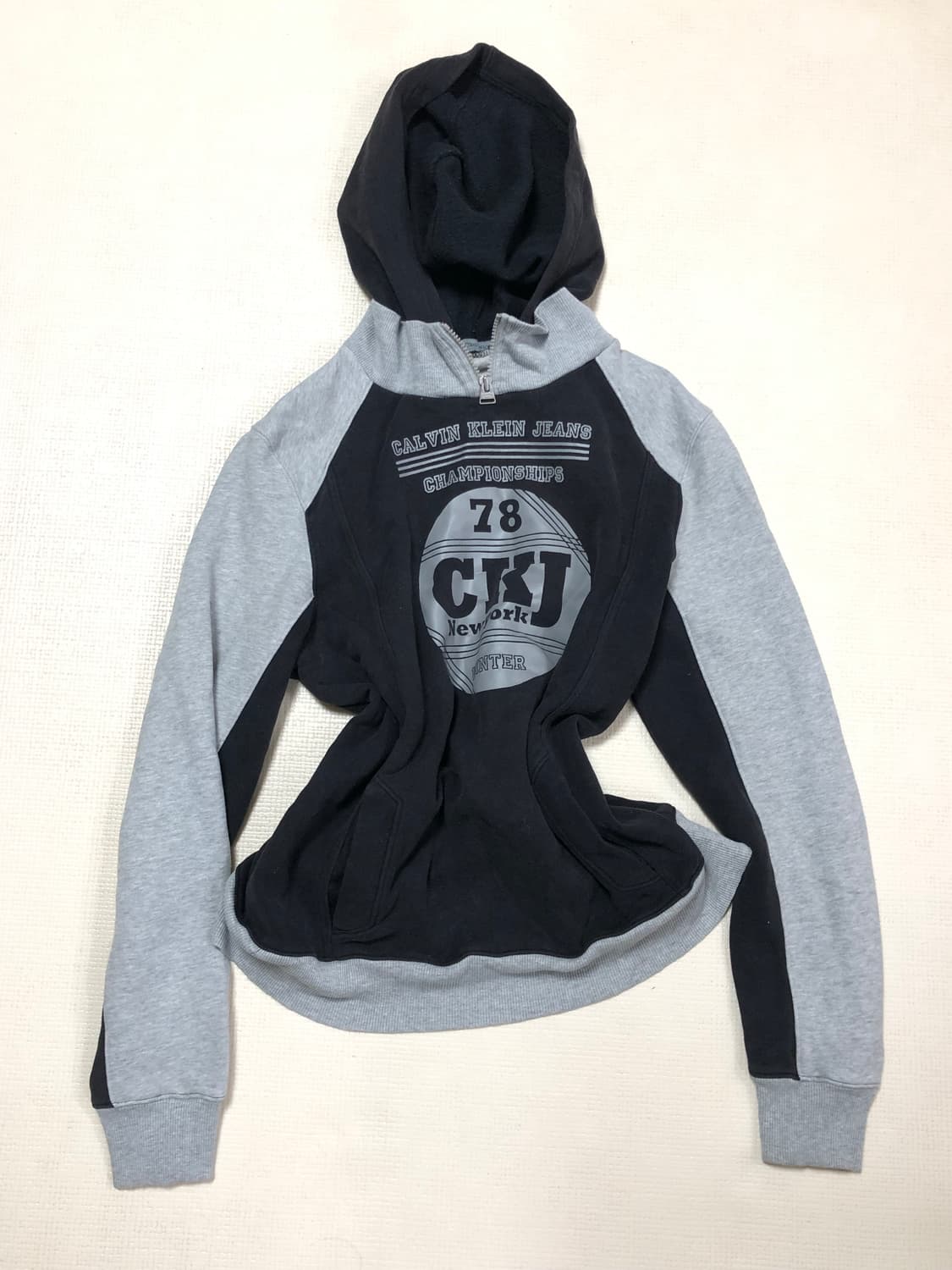 빈티지 캘빈클라인 블랙 후디 상품이미지8