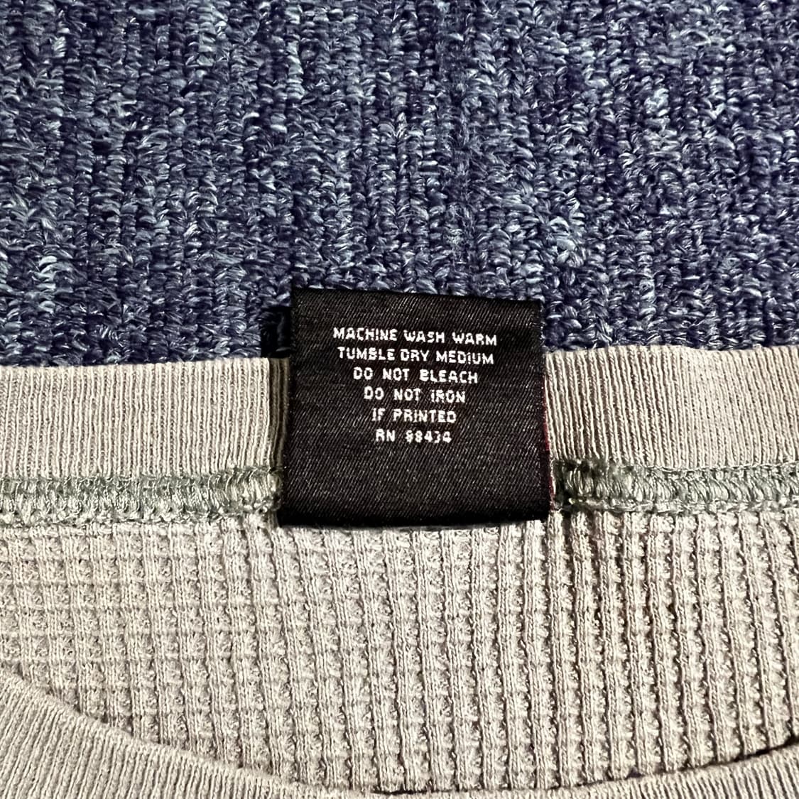 빈티지 90s TOOL 와플 롱슬리브 티셔츠 상품이미지6