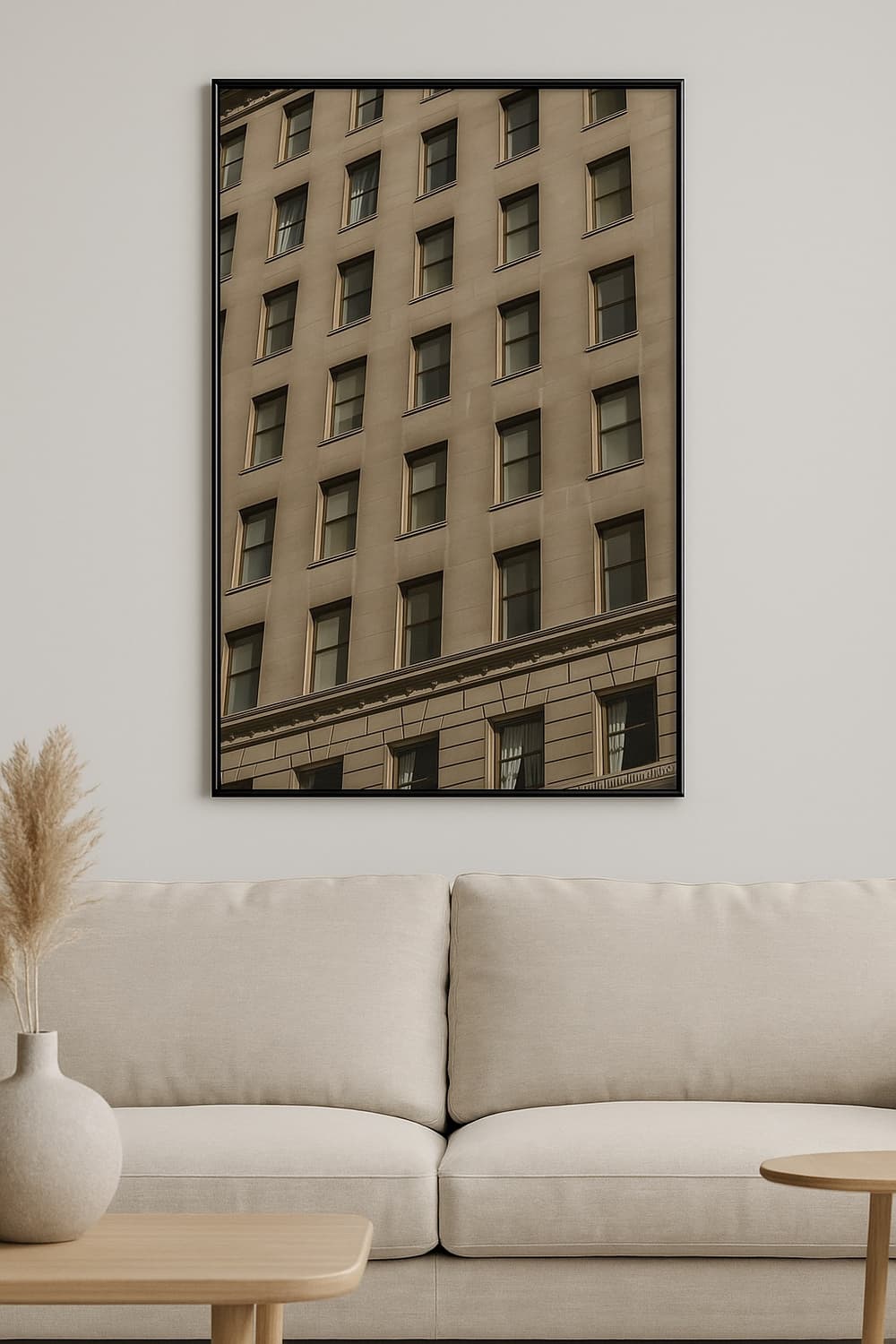(PUL)- City Window Frame Poster 액자 포함 상품이미지1