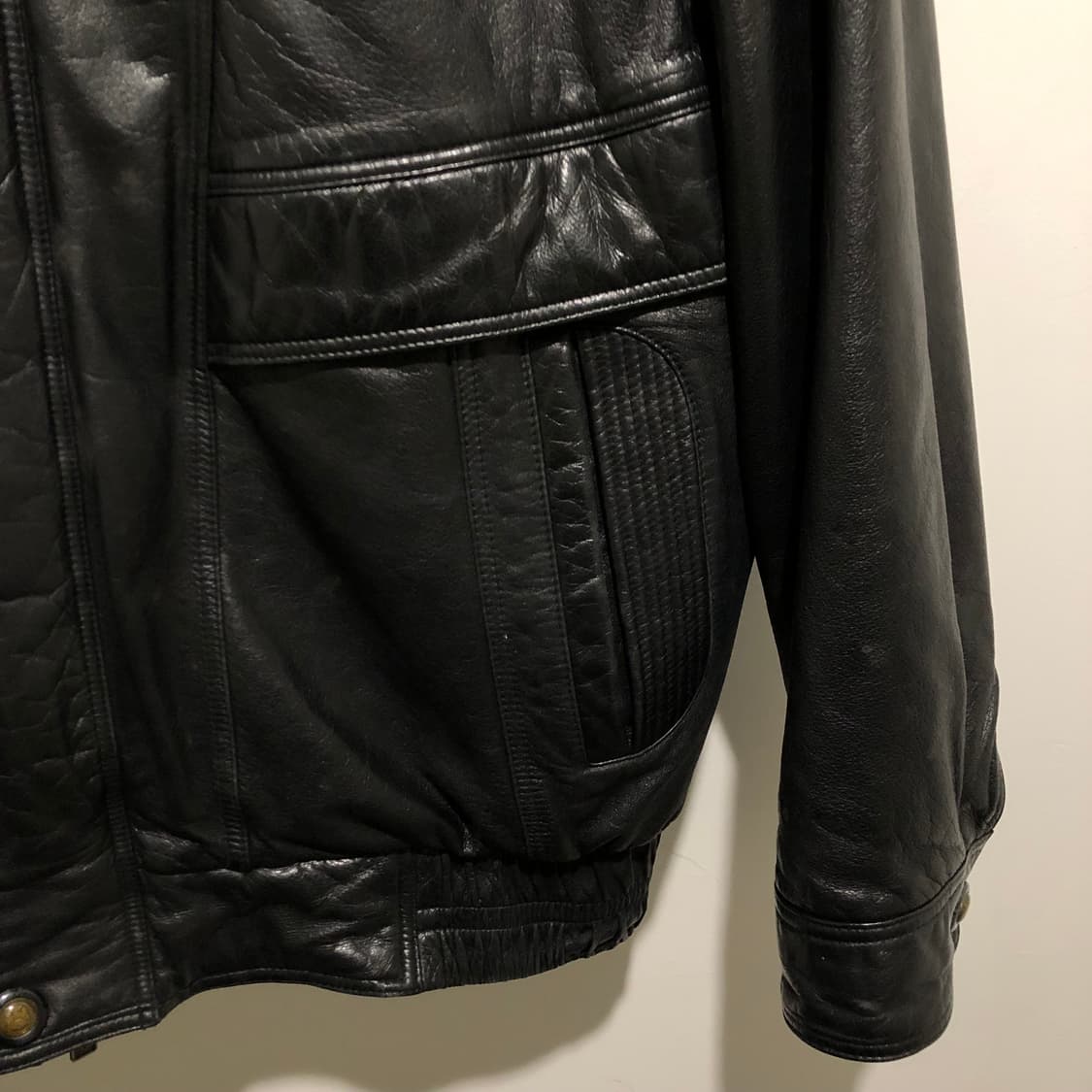 퍼 카라 A2 가죽자켓 상품이미지3