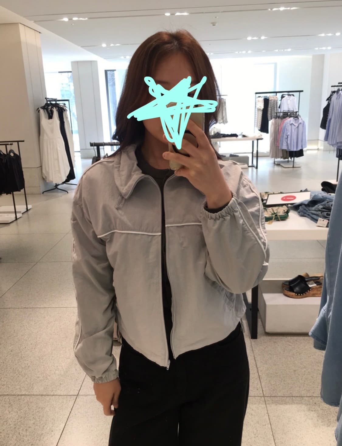 (정가55900)자라 나일론 하트스토퍼 자켓 바람막이 상품이미지5