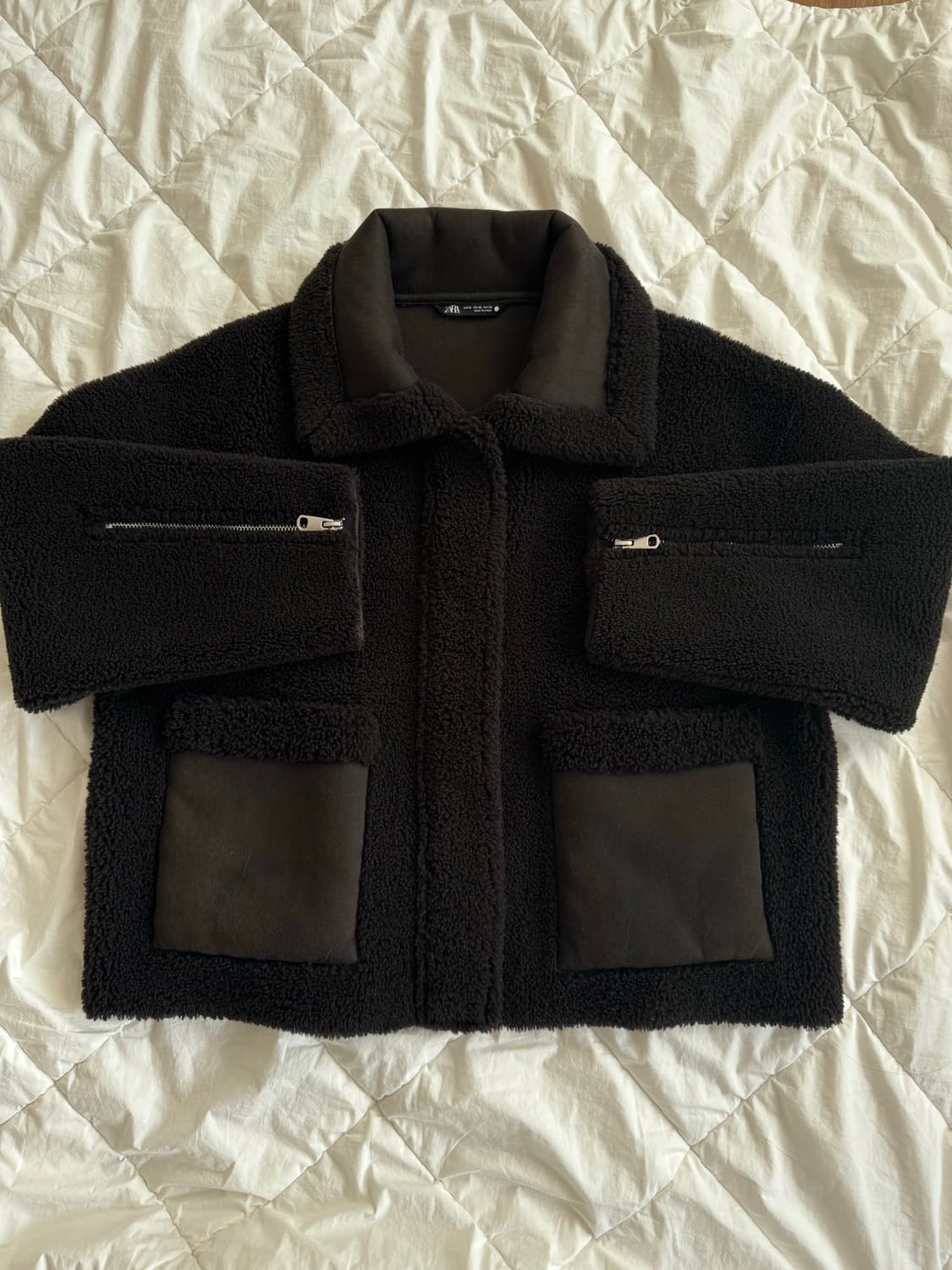 Zara 자라 zw collection 시어링 자켓 상품이미지5