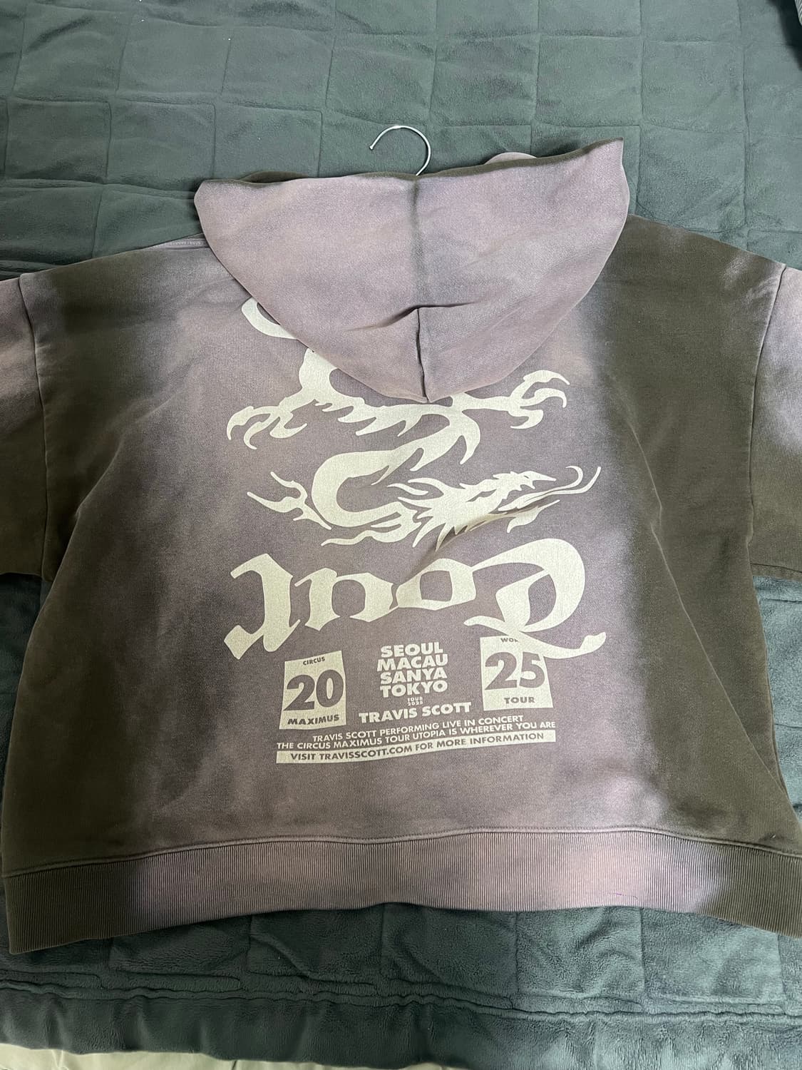 트래비스 스캇 내한 후드집업 m사이즈 상품이미지2