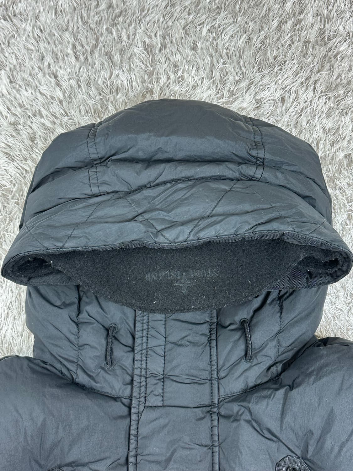 [L] 정품 스톤아일랜드 21FW 크링클랩스 롱패딩 블랙 상품이미지7