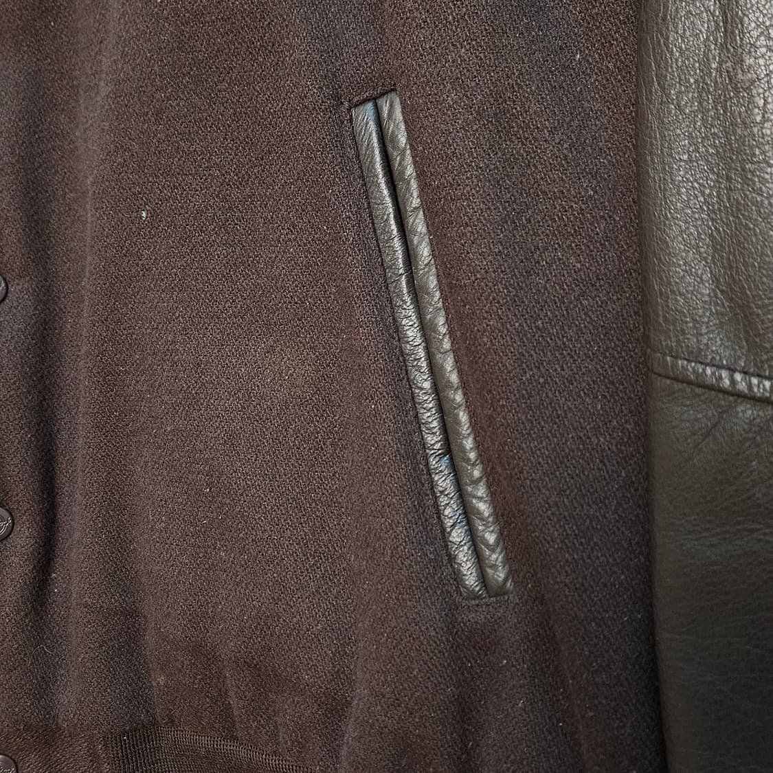 90s 하드록카페 울레더 바시티  상품이미지5