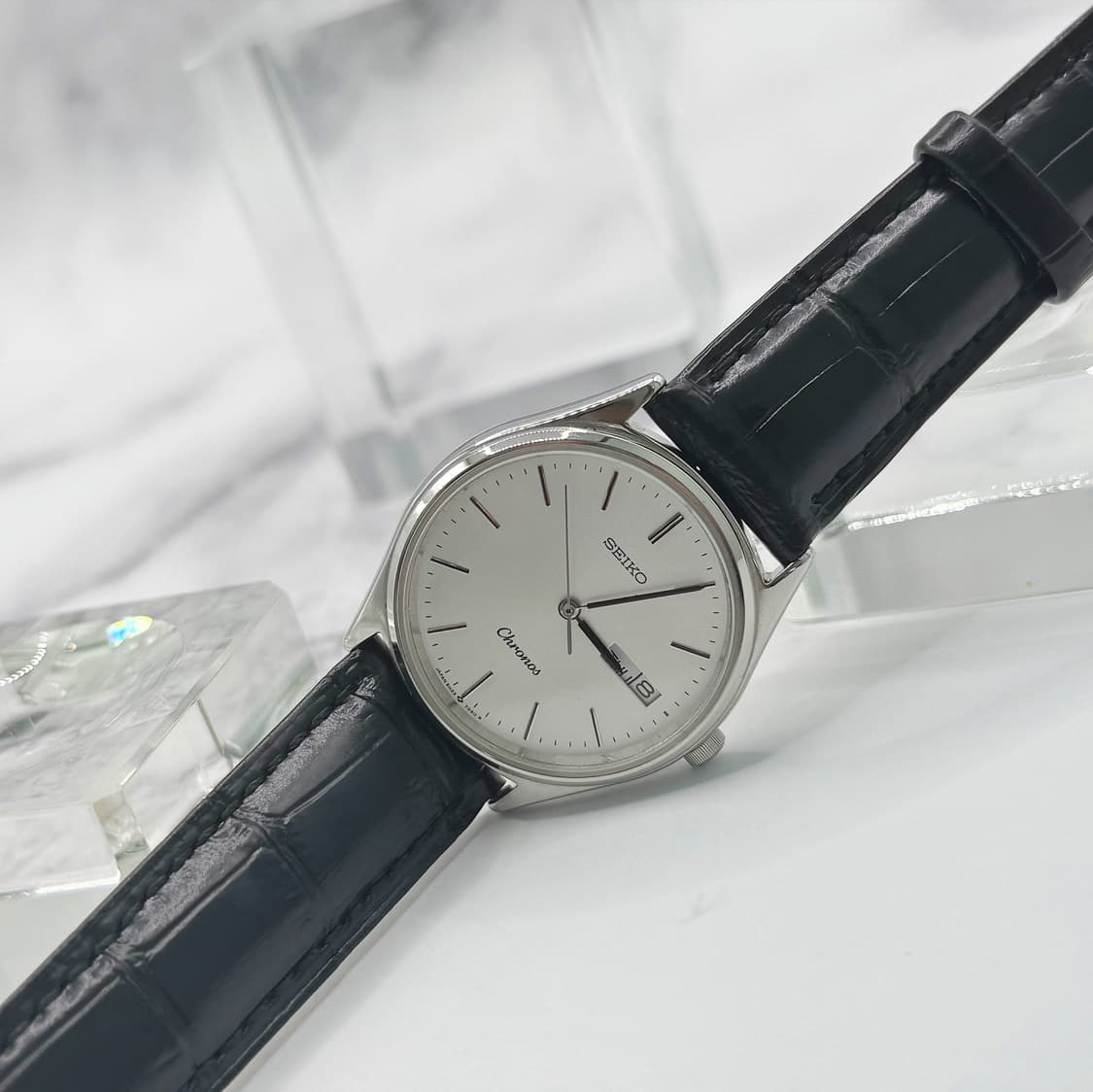 80s90s 빈티지 세이코 크로노스 데이데이트 워치 상품이미지6