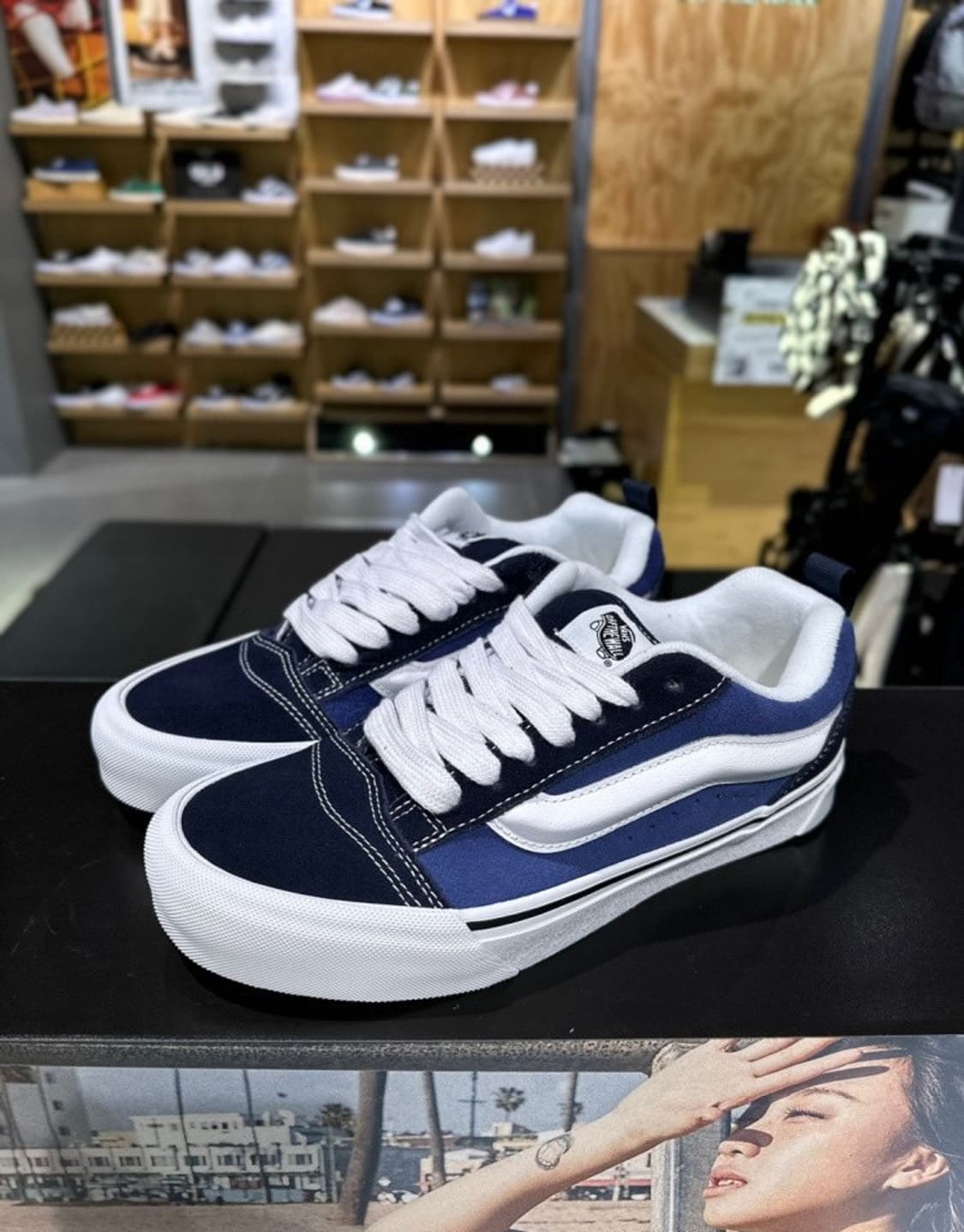 [Vans] 반스 뉴스쿨 네이비/트루화이트 새상품 상품이미지3