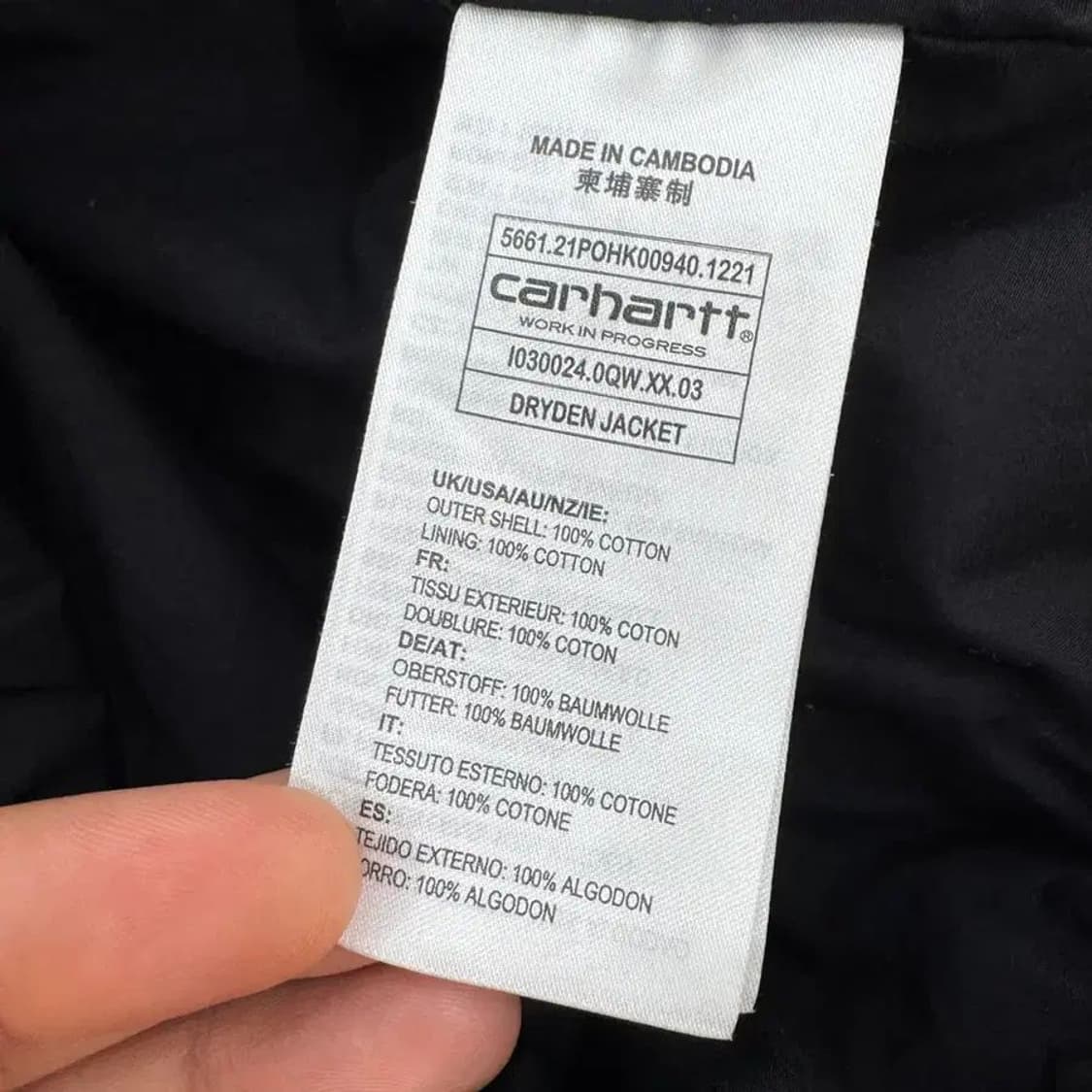 S(95~100) 칼하트 WIP  드라이든 시어서커 체크 자켓  상품이미지8