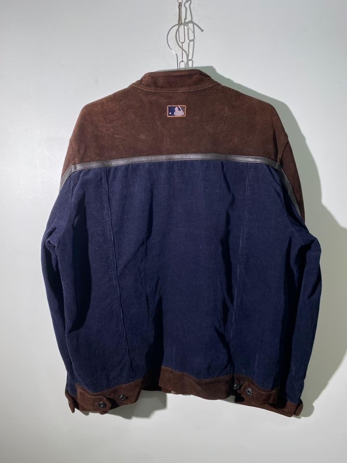 mlb 리얼 레더 코듀로이 자켓 상품이미지2