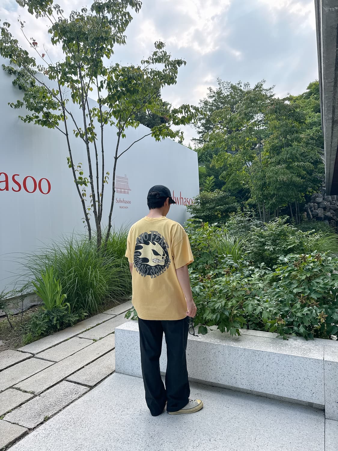 빈티지 90s 노피어 NOFEAR 백포인트 그래픽 티셔츠 XL 상품이미지1