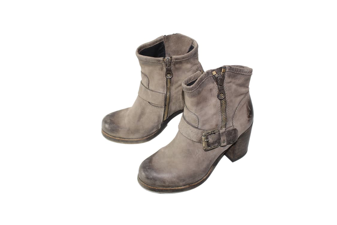 2000s ITALY Destroy Leather boots 상품이미지2