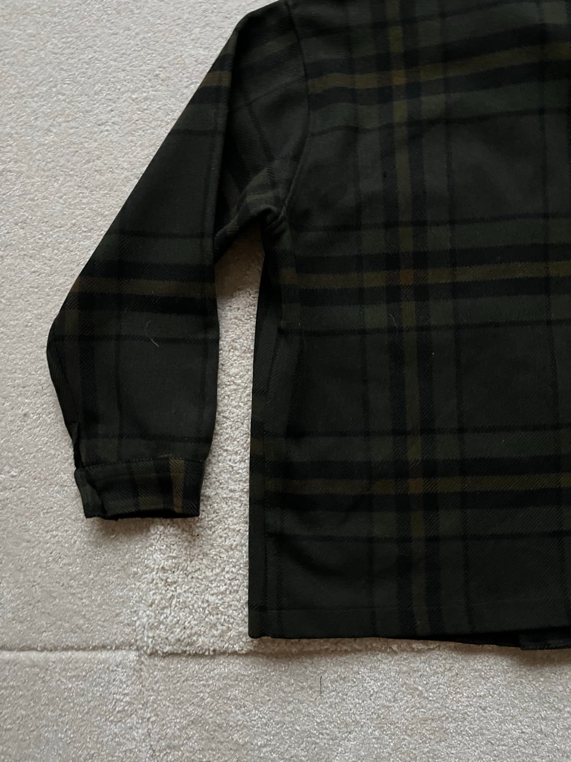 80s 펜들턴 다크 플래드 버진 울 CPO 자켓 (103-105) 상품이미지10