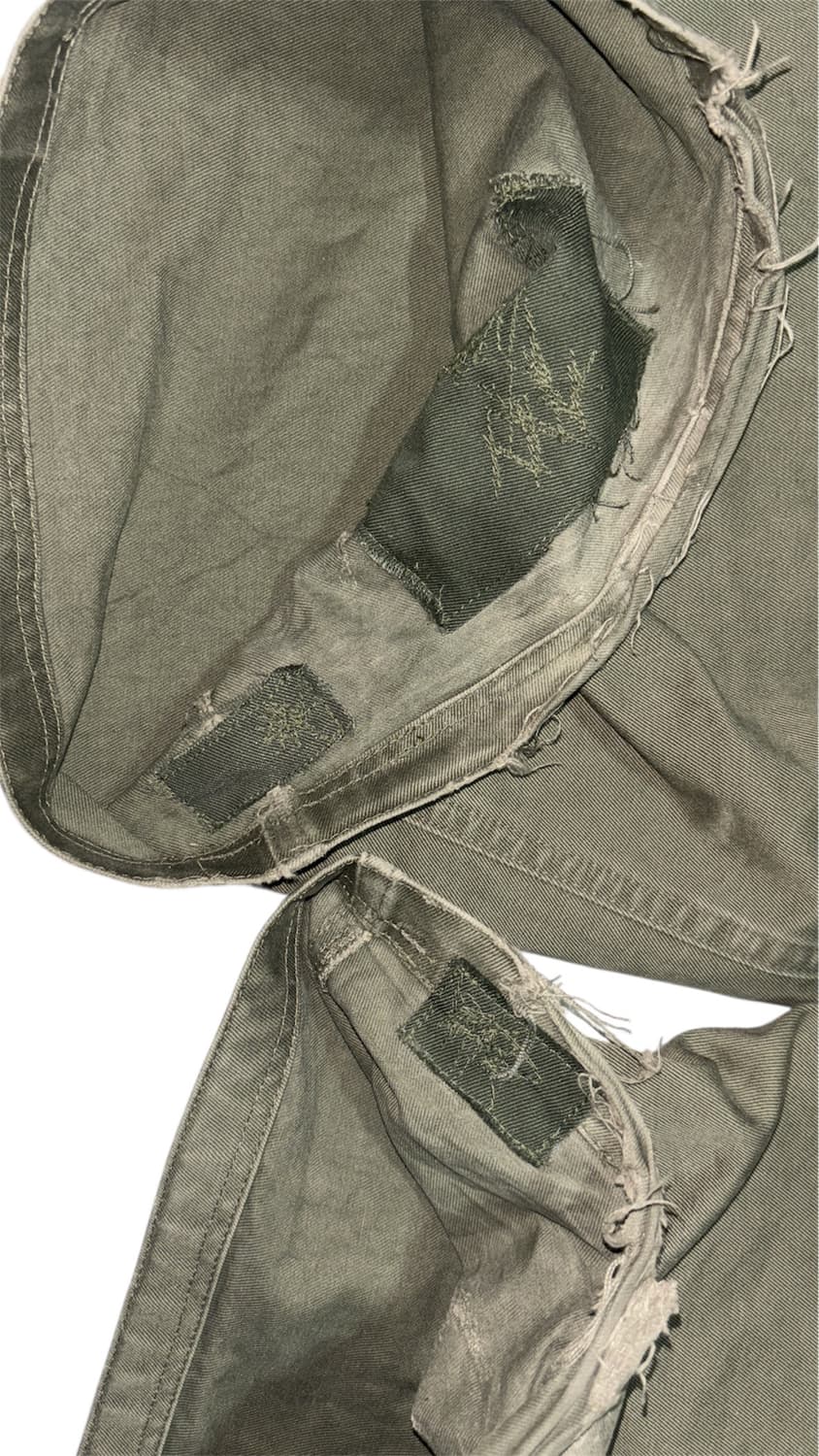 Far Archive Layerd Work Pants Olive 상품이미지5