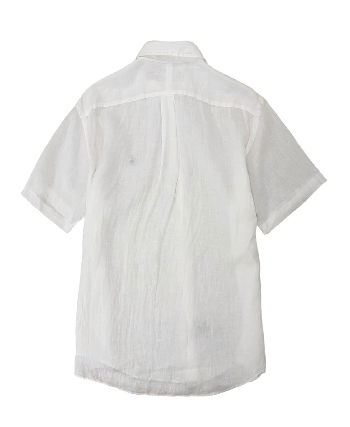 폴로 린넨 반팔셔츠 화이트 (L) 상품이미지7