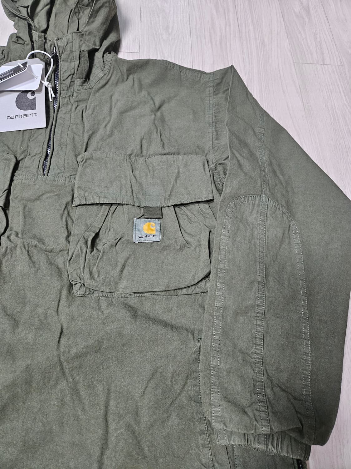 칼하트 범 하프집업 아노락 xl (국내110)새제품 상품이미지4