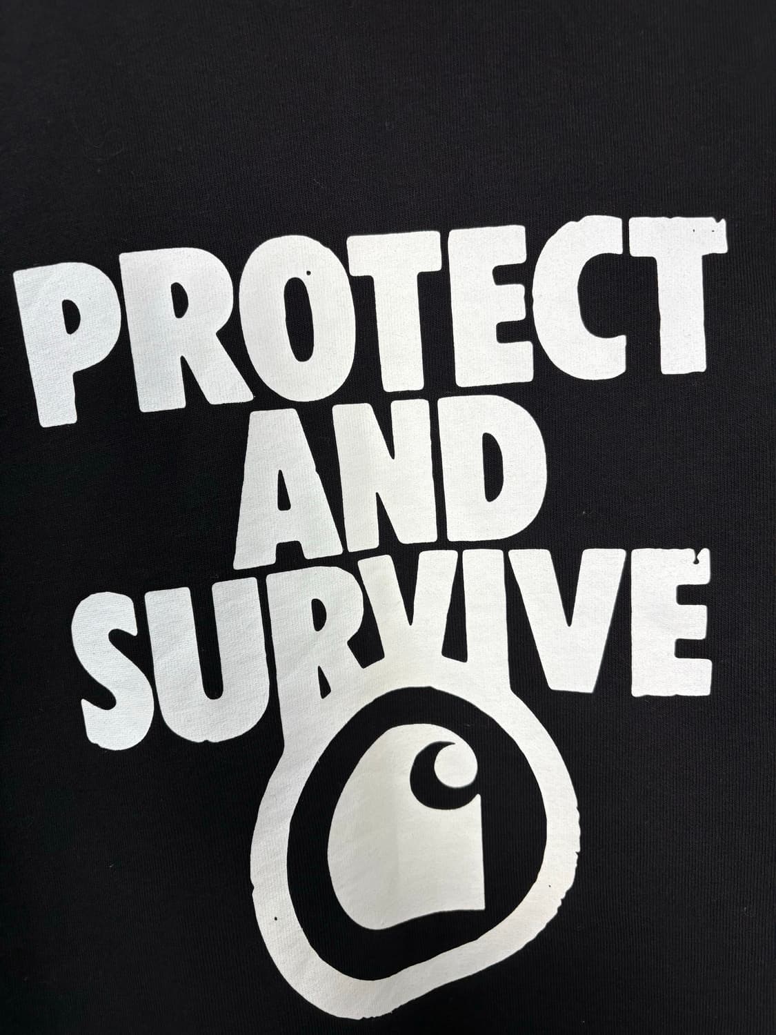 칼하트 WIP 후드 프로텍트 스웨트셔츠 블랙 A2455 상품이미지6