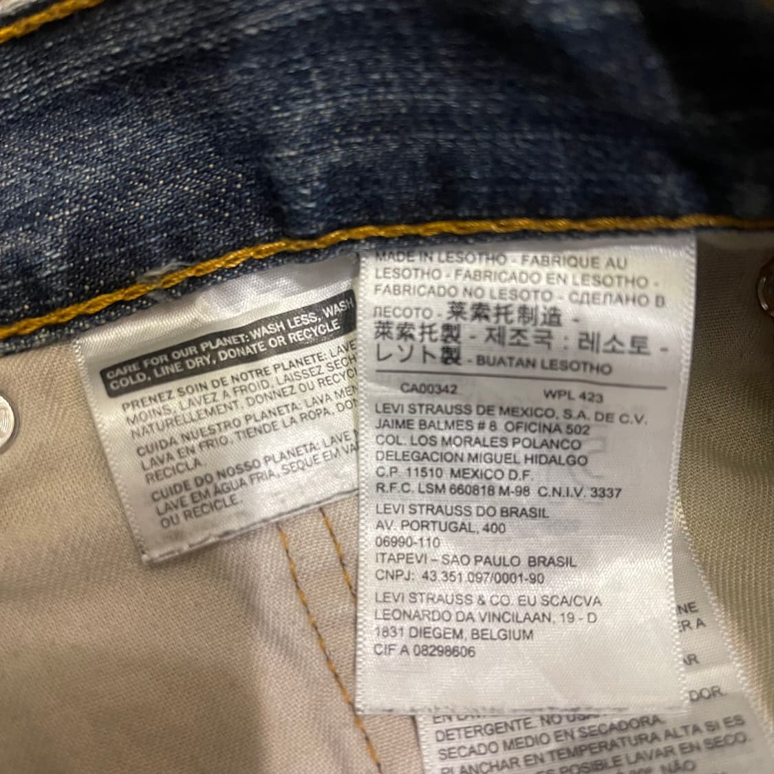 LEVI'S 505 빈티지 워싱  상품이미지5