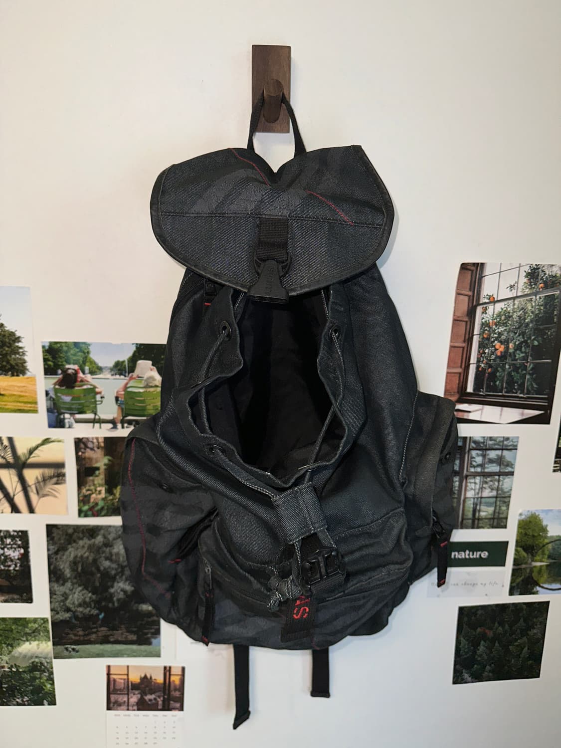 Lucas black denim 3 pocket 백팩 상품이미지4