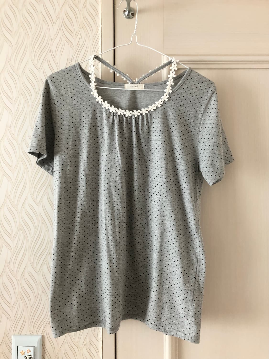 빈티지 꽃레이스 티셔츠 상품이미지1