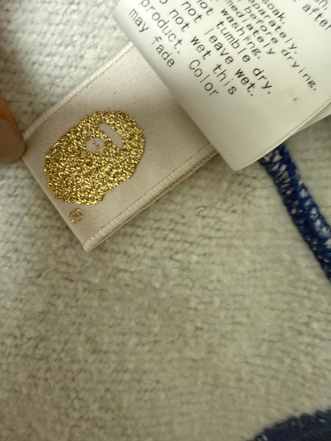 베이프 베이비마일로 후드집업s 정품 상품이미지2