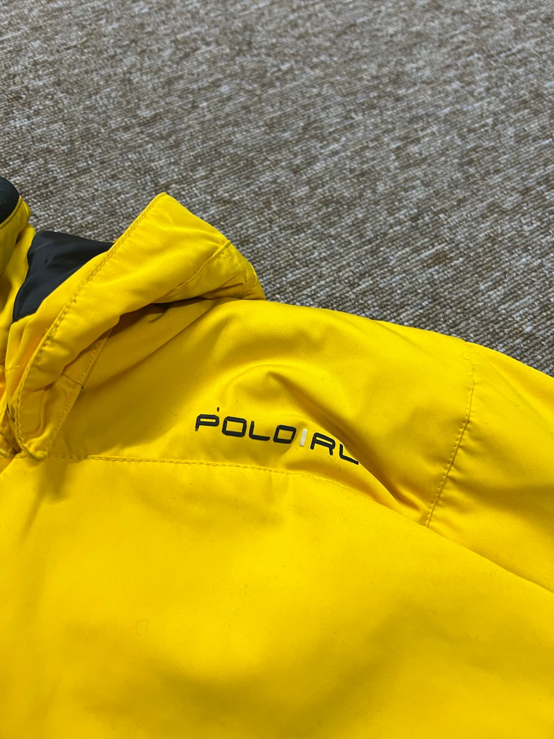 폴로 랄프로렌 옐로우 후드점퍼 L 상품이미지3