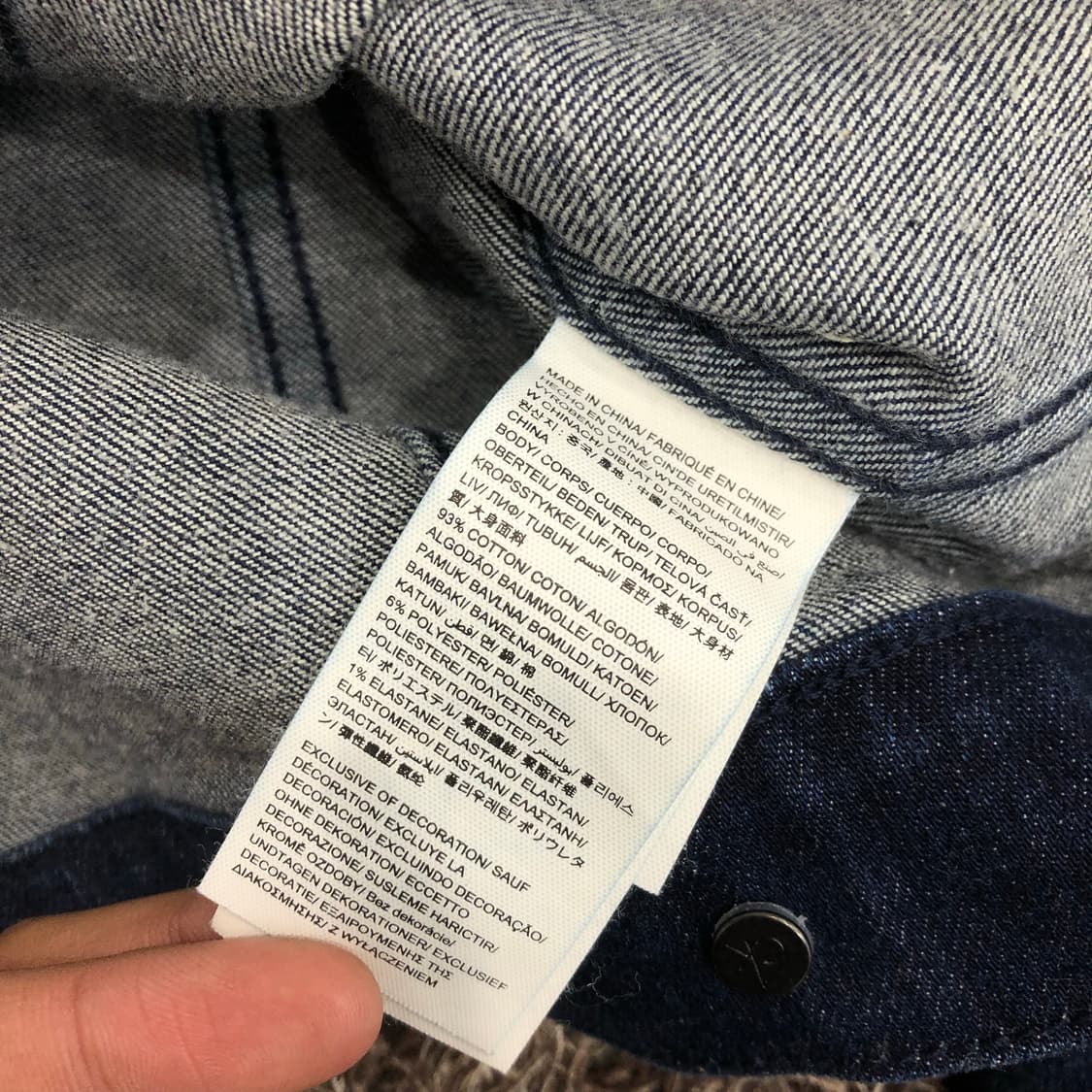 캘빈클라인 다크 워싱 데님 자켓 청자켓 상품이미지6