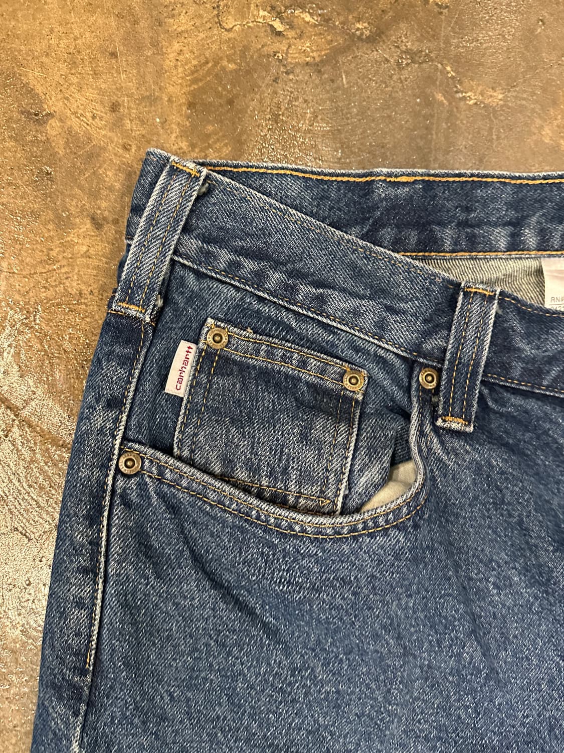 Carhartt 칼하트 14806 와이드핏 데님팬츠 40x34 상품이미지3