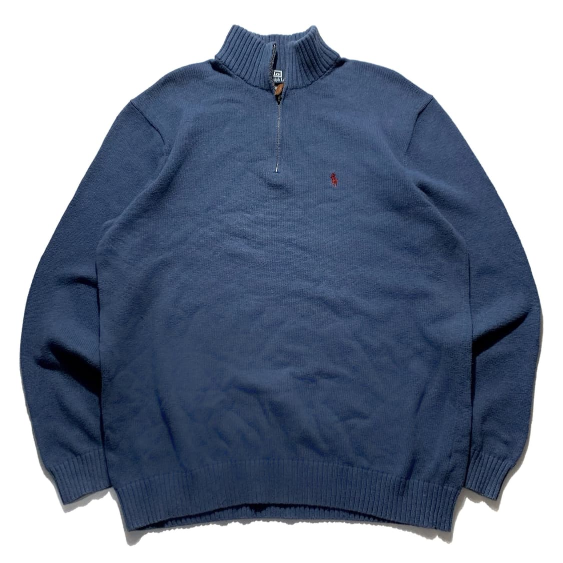 폴로 반집업 코튼 니트 상품이미지1