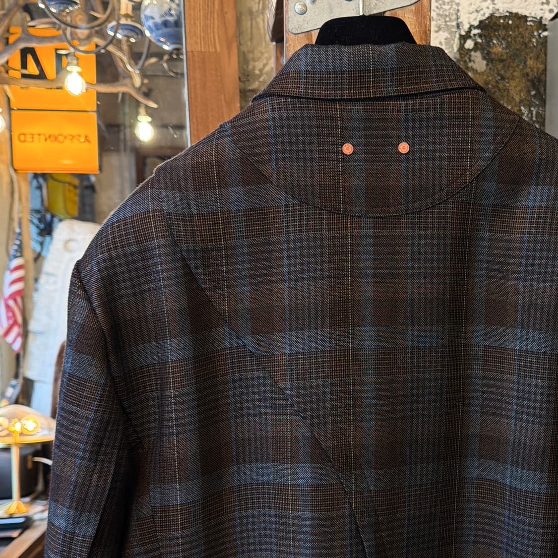 앤더슨벨 소이 체크 더블자켓 상품이미지7