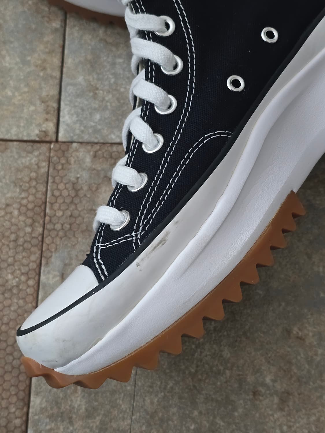 (260)컨버스 런스타 하이크 하이 검흰  상품이미지6