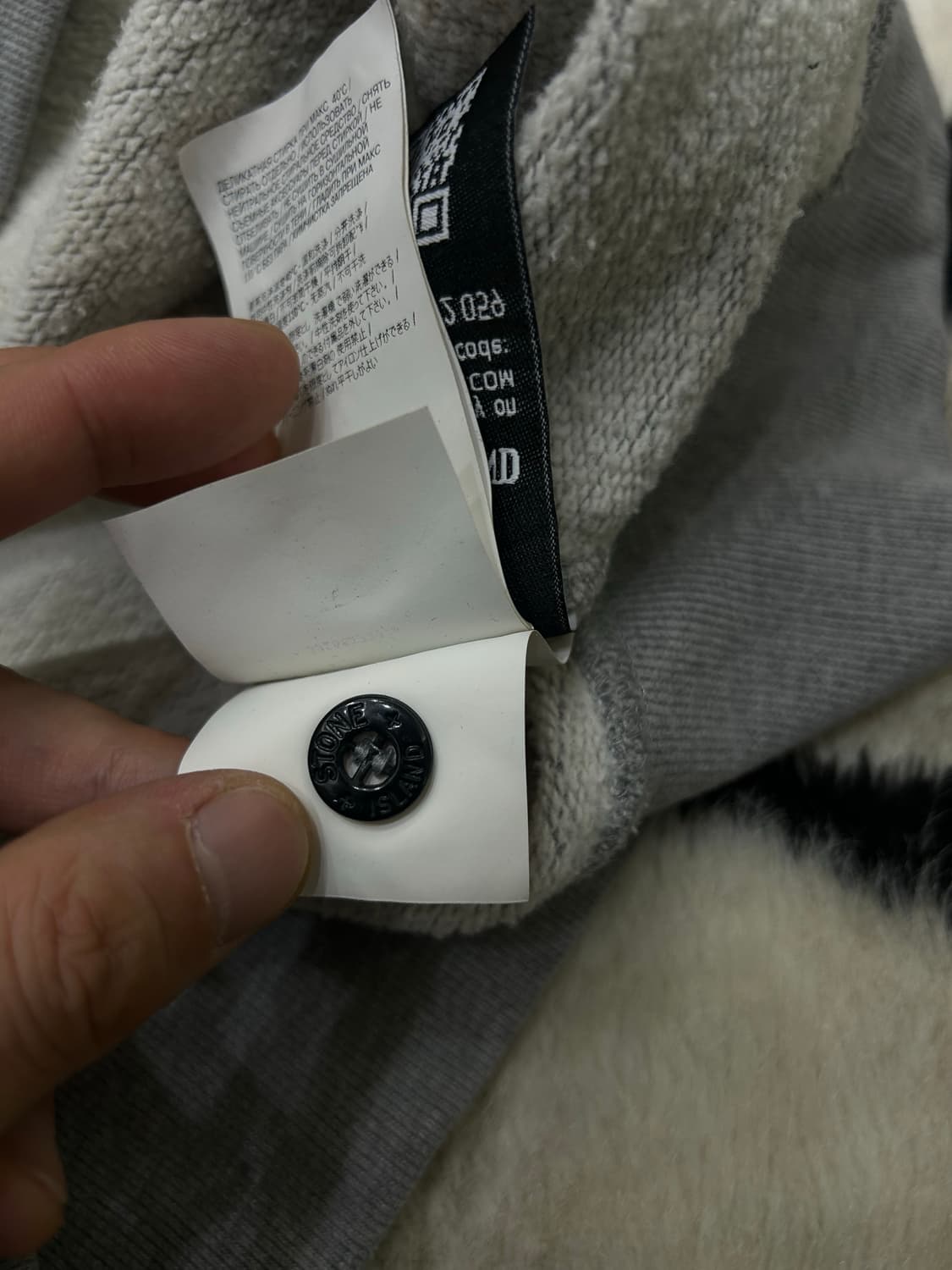 [L]스톤아일랜드 맨투맨/그레이/기모 상품이미지9