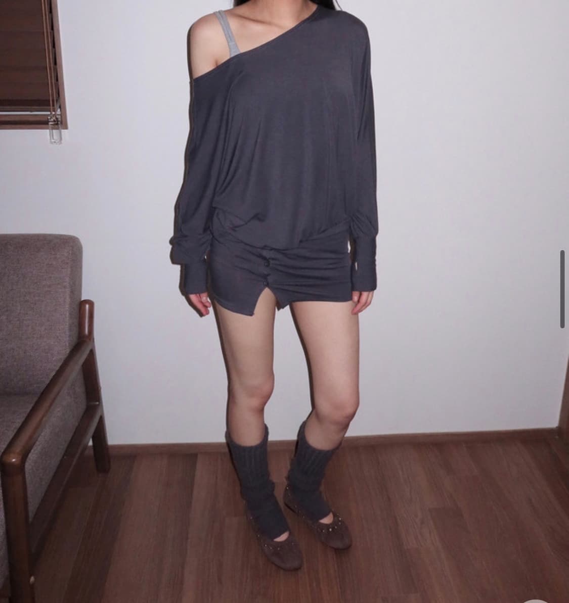 낫띵인커먼 에일린 버튼 원피스탑 상품이미지8