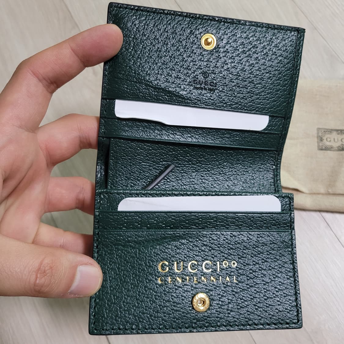 정품 구찌 캔버스 카드동전 반지갑 상품이미지5