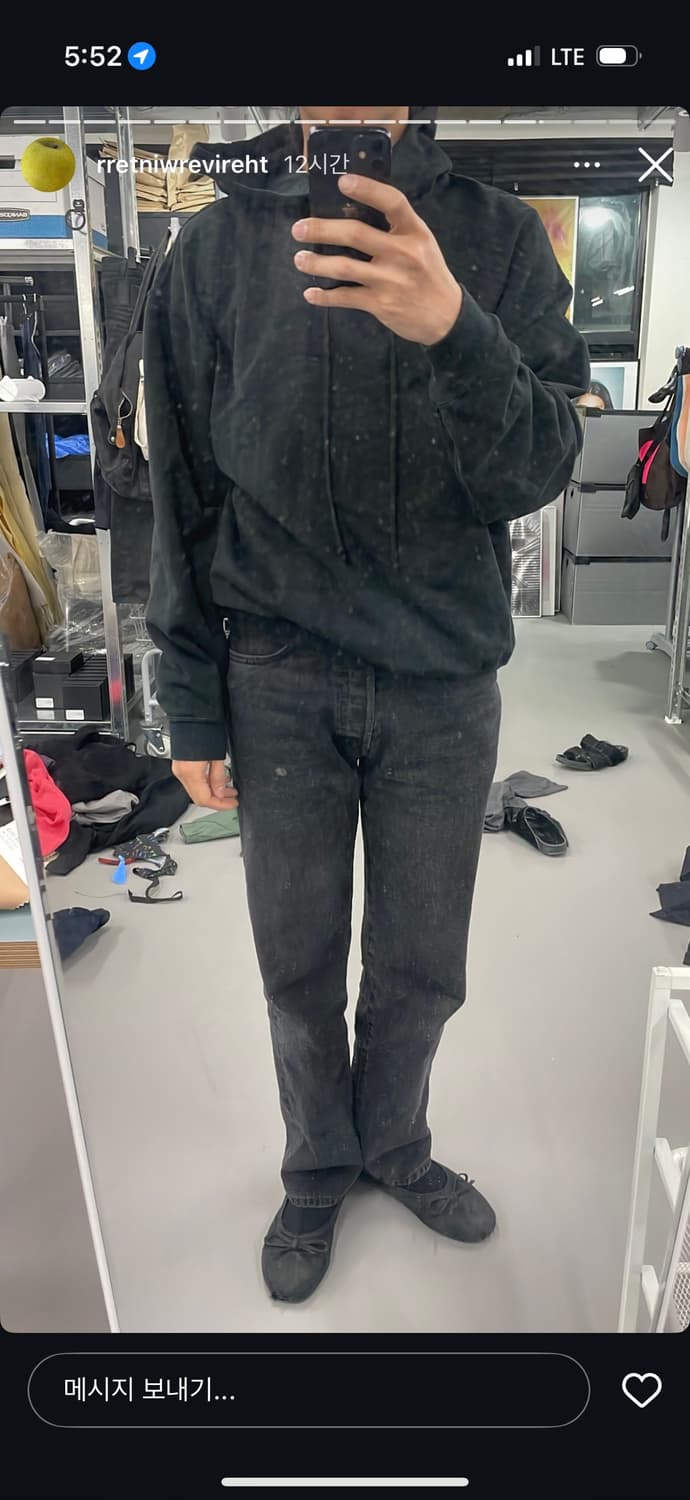 [3] Auralee smooth soft sweat po parka 상품이미지1