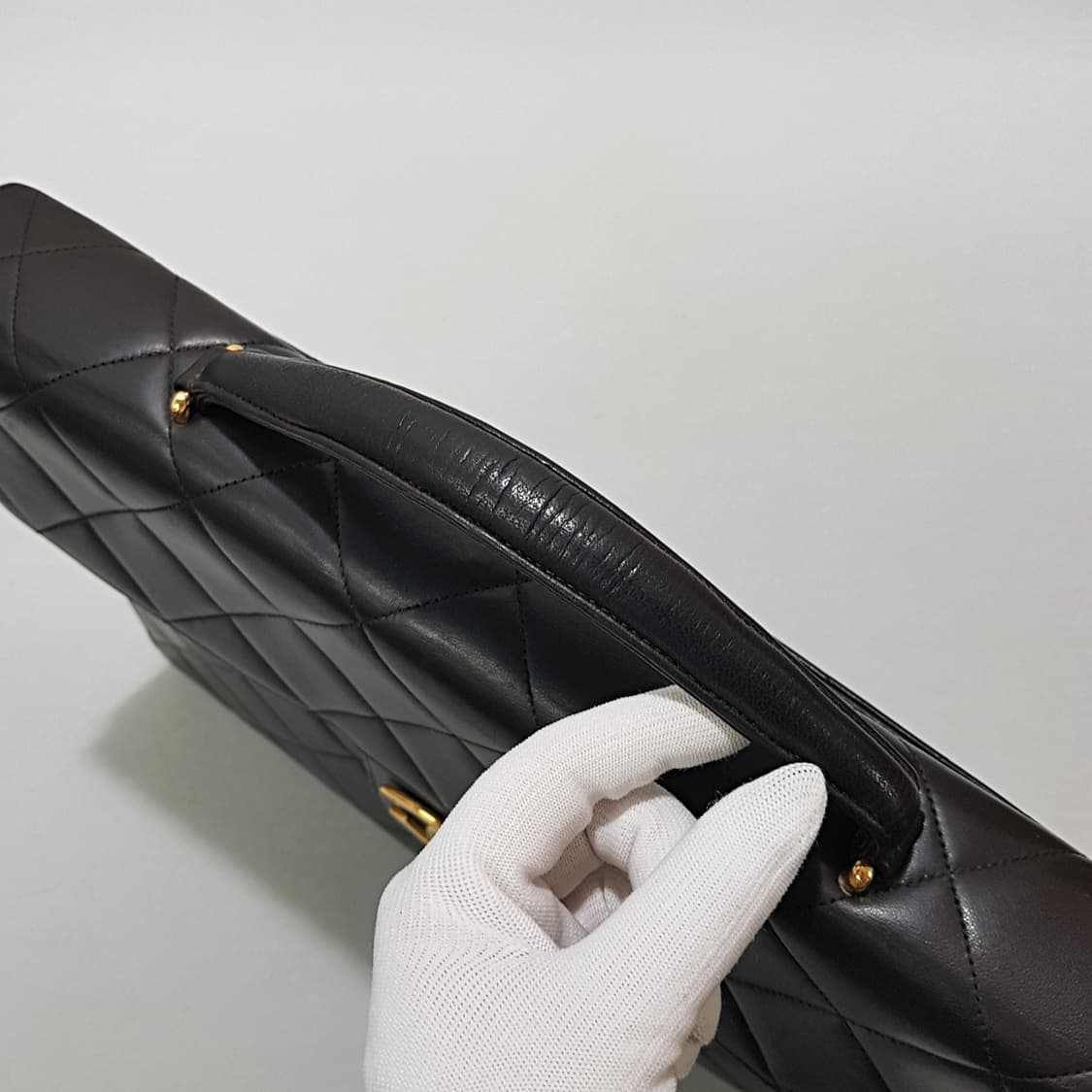 샤넬 클래식 램스킨 CC로고 브리프케이스 상품이미지4