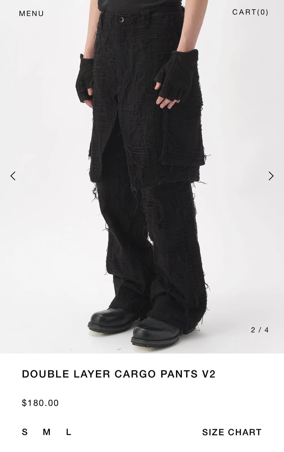 DOUBLE LAYER CARGO PANTS V2 상품이미지1