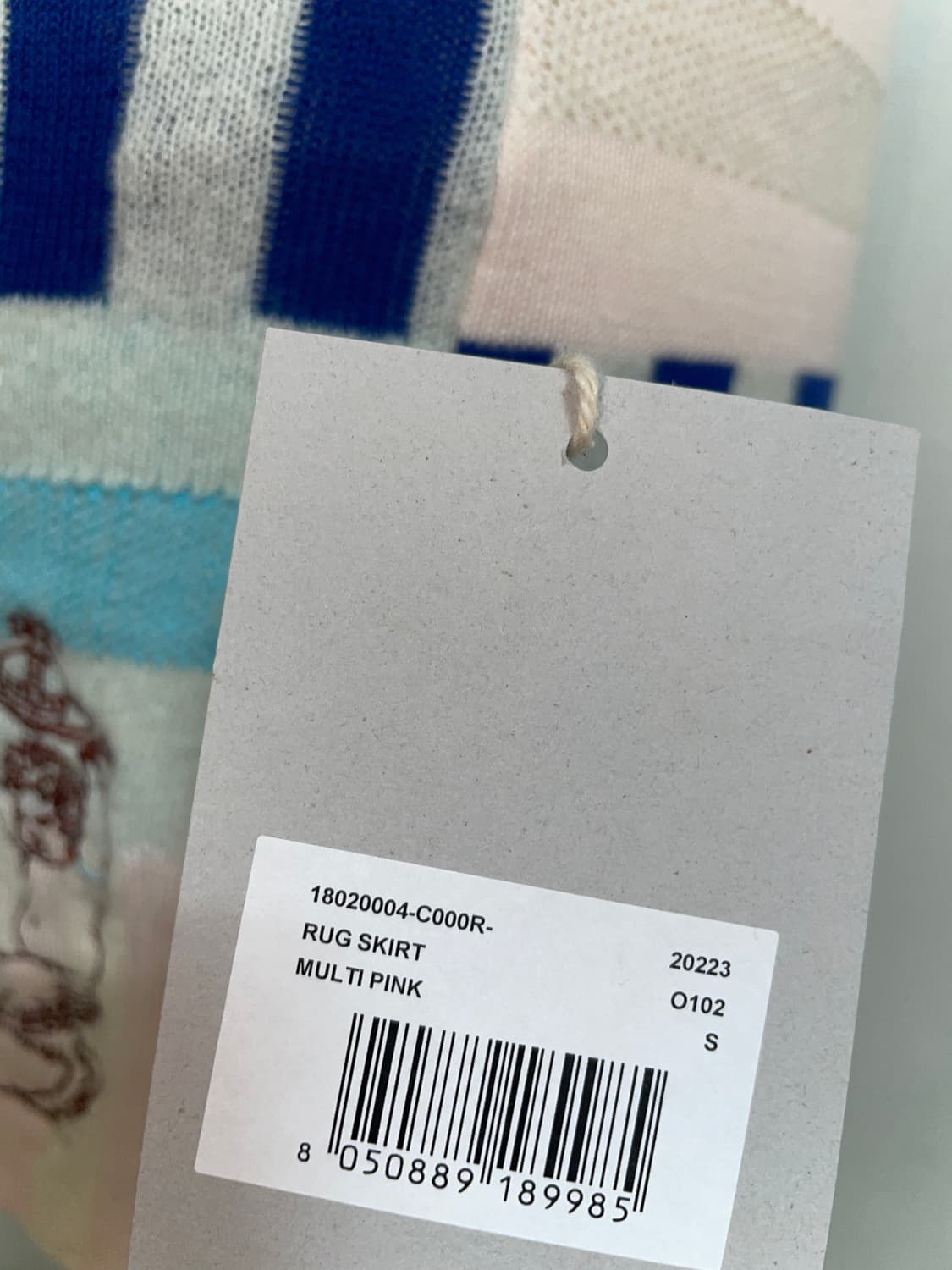 비비안웨스트우드 러그스커트 멀티핑크 상품이미지4