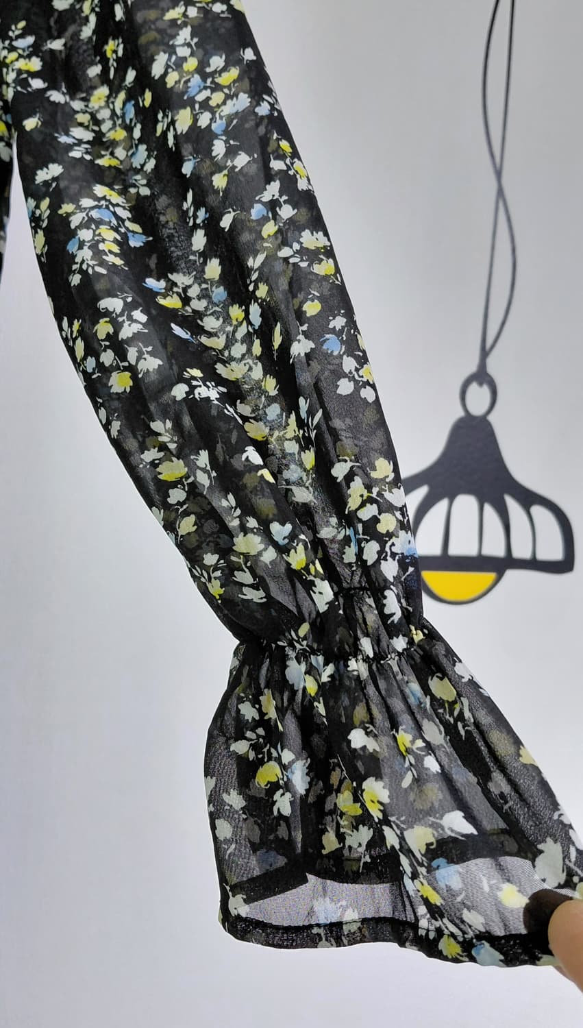 [FREE] 센스오브플레이스 어반리서치 플라워 셔링 롱 원피스 상품이미지5