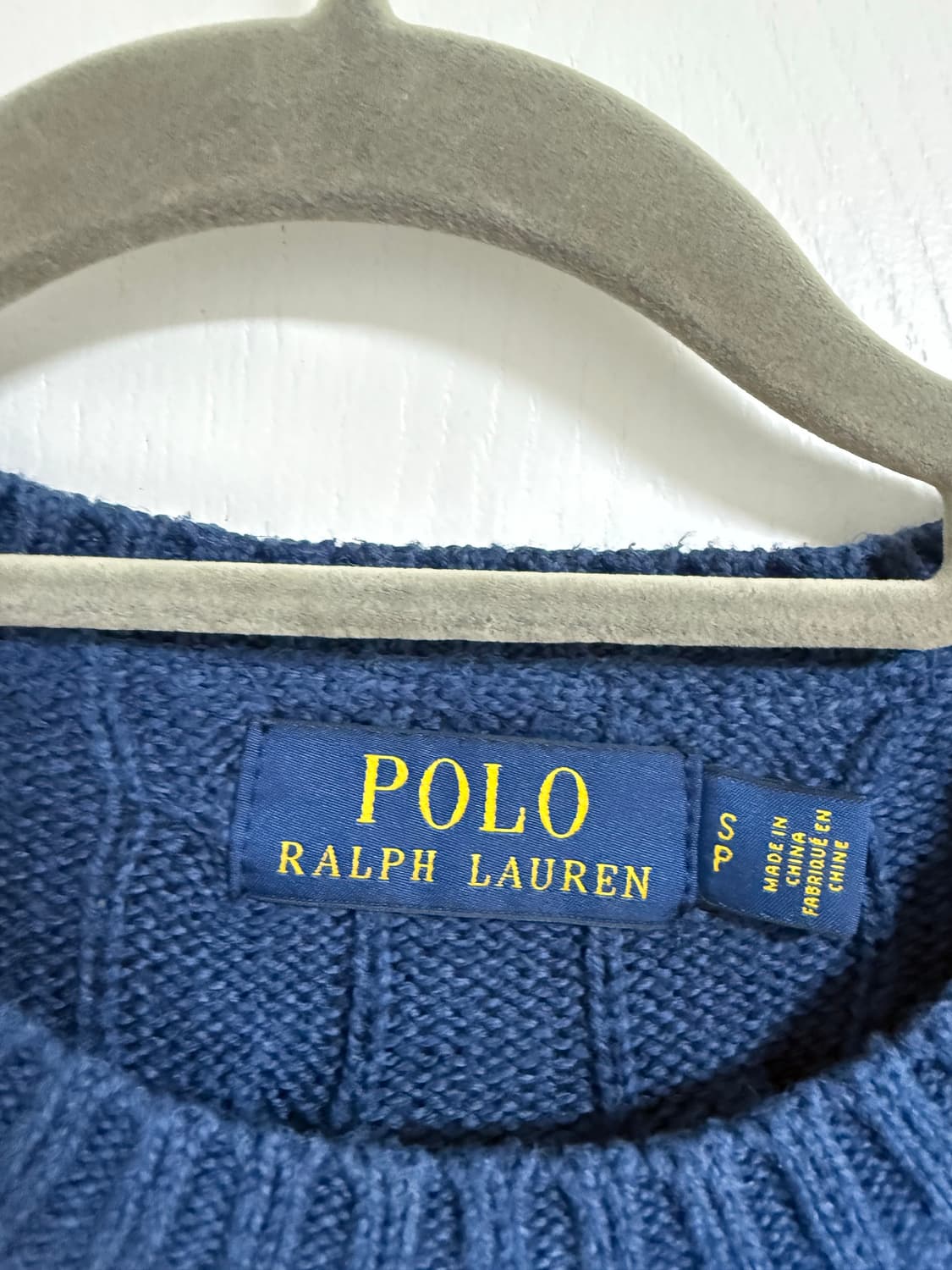폴로 랄프로렌 케이블니트 S 상품이미지2