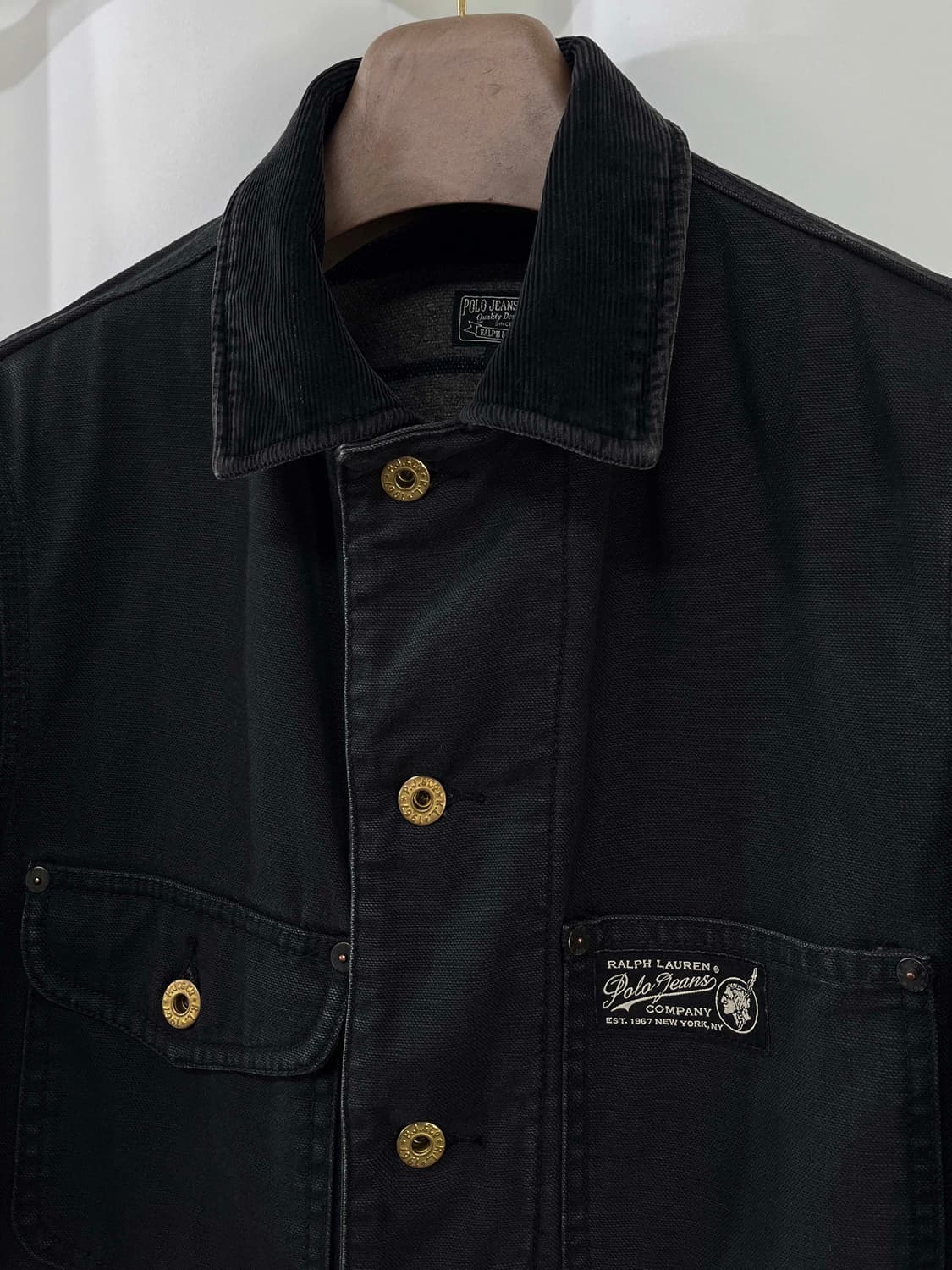 폴로 랄프로렌 사우스웨스트 인디언헤드 스톤 블랙데님 초어자켓 상품이미지4