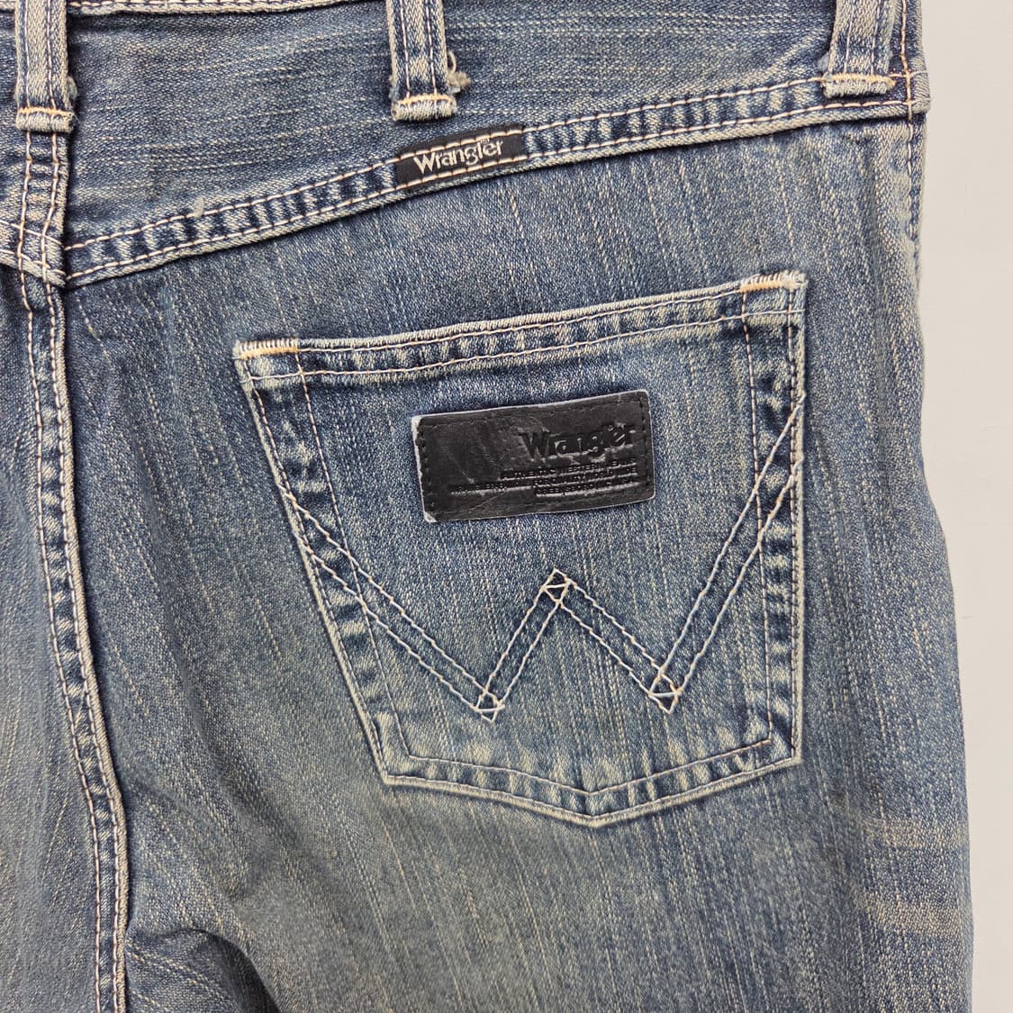 랭글러 데님 청바지 빈티지 워싱진 허리32인치 상품이미지6