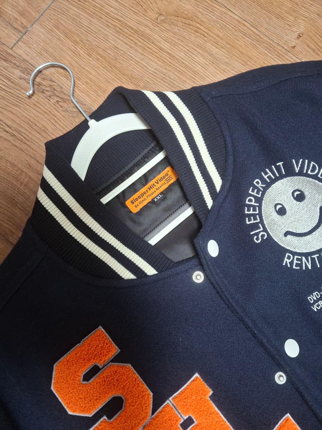 SHV Varsity jacket Navy 상품이미지4