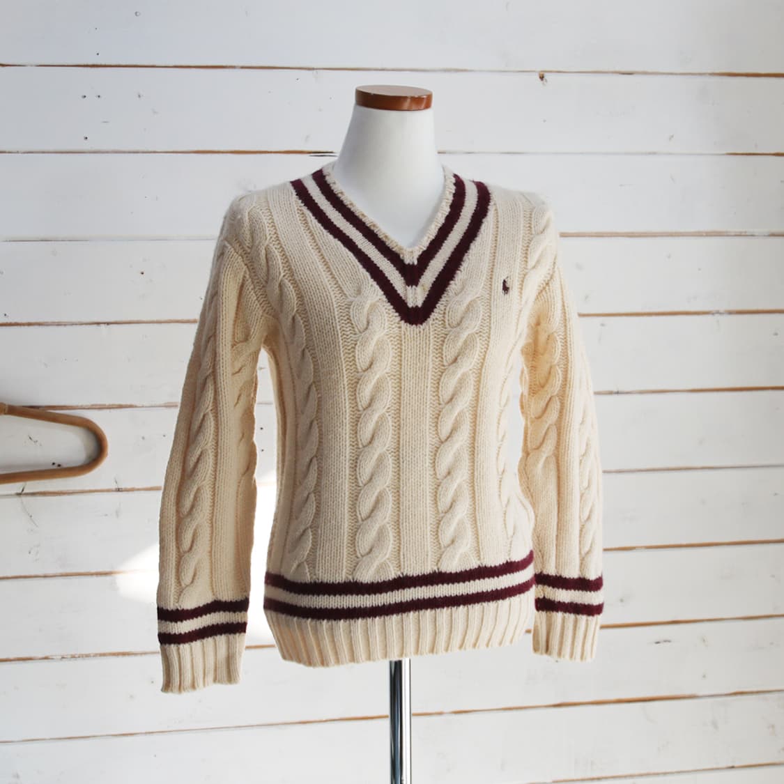 폴로 랄프로렌 울 크리켓 니트 (키즈) 상품이미지1