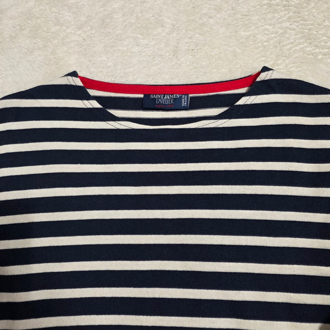 (SM)여성 세인트제임스 보자니 하트 엘보패치 티셔츠 상품이미지2