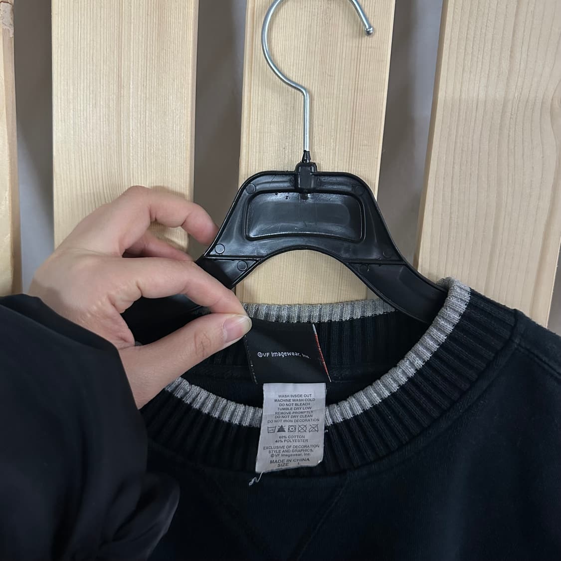 (L) 할리데이비슨 빅로고 블랙 맨투맨 상품이미지7