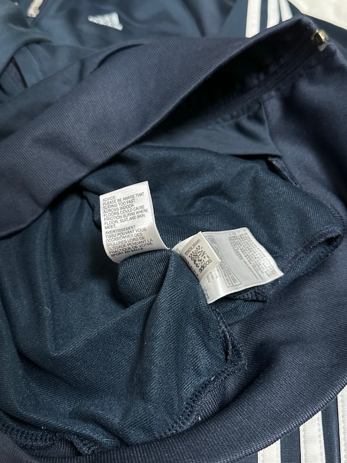 아디다스 네이비 져지 트랙탑 라지 에센셜  상품이미지9