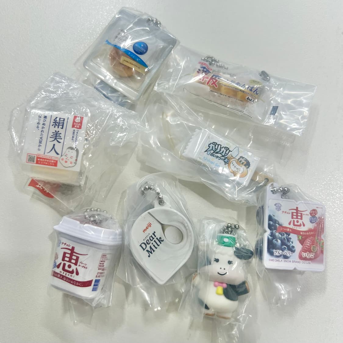 화이트 과자 가챠 8개 일괄 상품이미지1