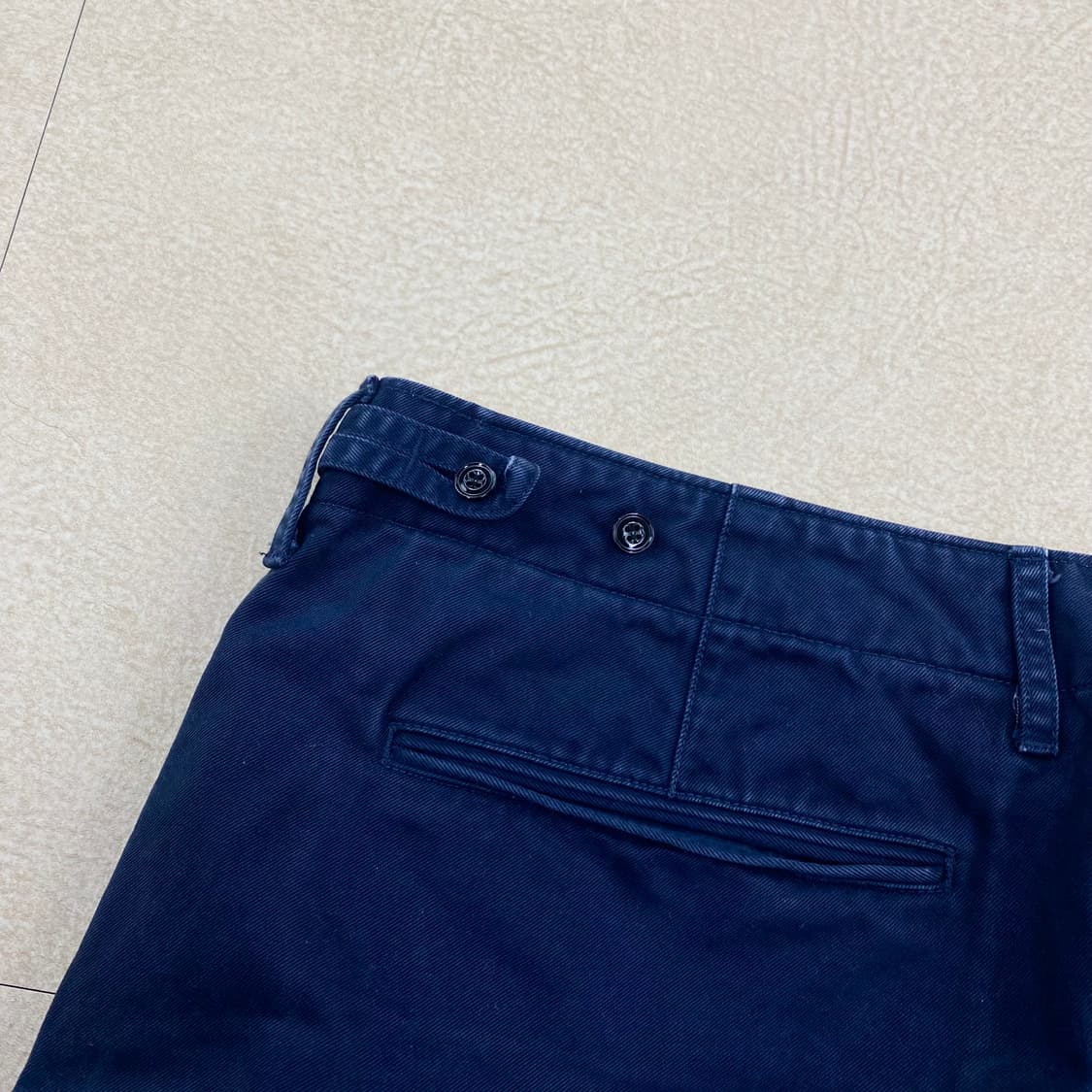 포터리 네이비 코튼 치노 팬츠 (34) 상품이미지4